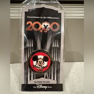 NWT• Disney “Countdown To The Millennium” Mickey Mouse Club Collectible Pin